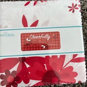 Riley Blake Cheerfully Red Fabric Squares